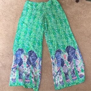 ☀️Lilly Pulitzer lolani palazzo pants, costa verde